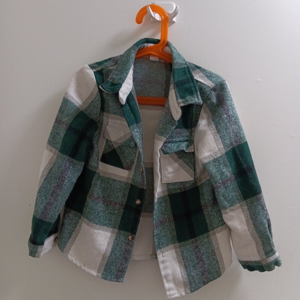 Shein, Little Boys, Long Sleeved Buttoned Top
